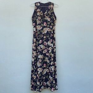 Floral Designer Vintage dress no label